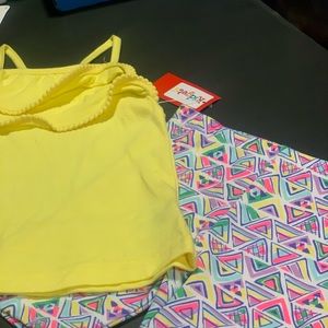 Baby girls 3T two piece tank and shorts